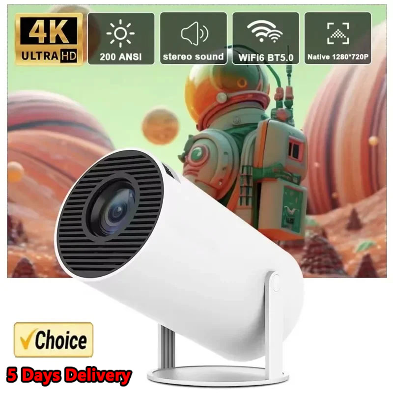 Mini Projector Portable - 2026 신형 프로젝터 4K 안드로이드 11
