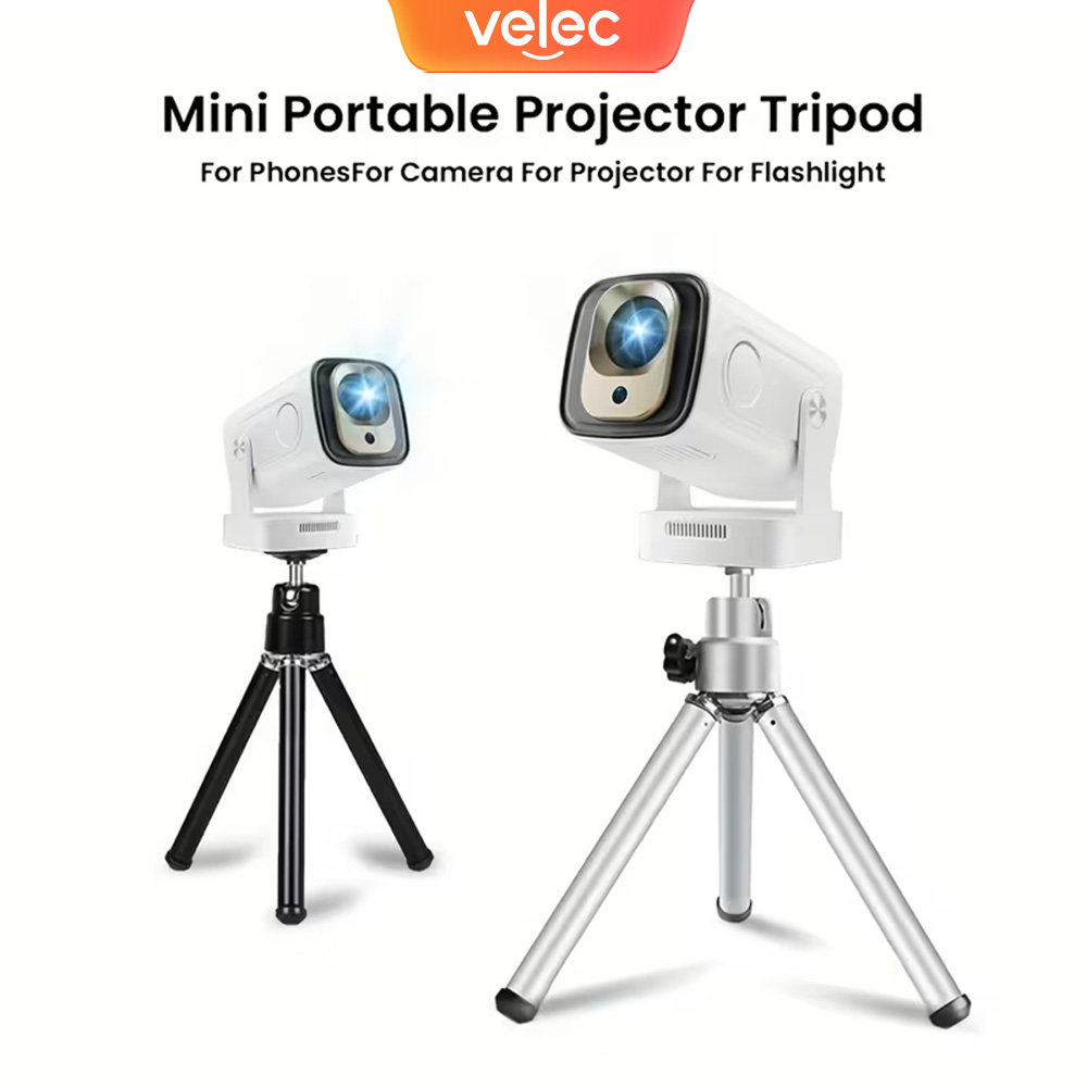 Mini Projector Portable - 미니 프로젝터 삼각대 360 ° HY300