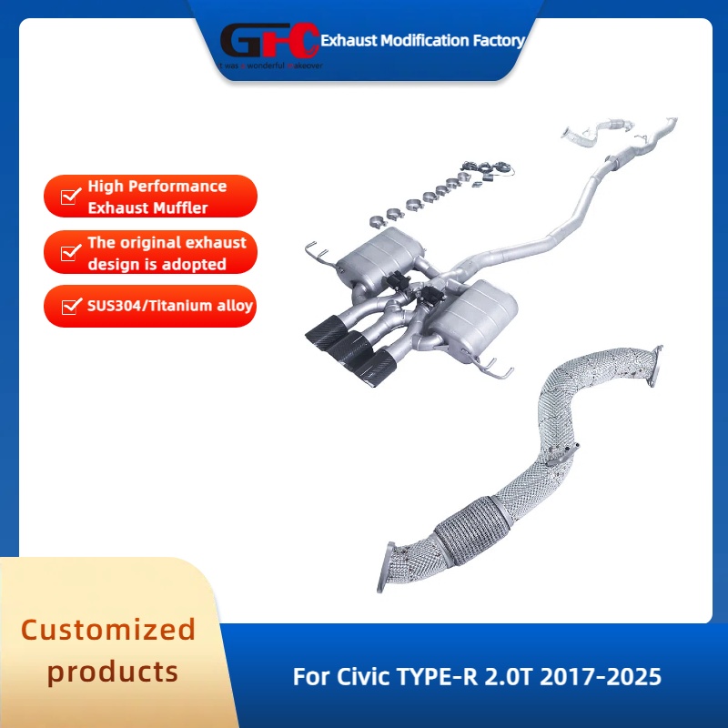 Electronics In Japan - GFC SUS304 캣백 배기 머플러 시스템