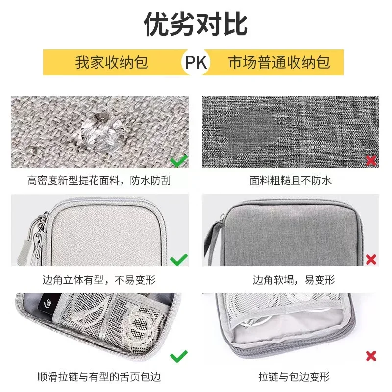 케이블 보관 가방 휴대용 디지털 USB 가제트 보관 파 - Electronics And Gadgets With A 리뷰 및 가격