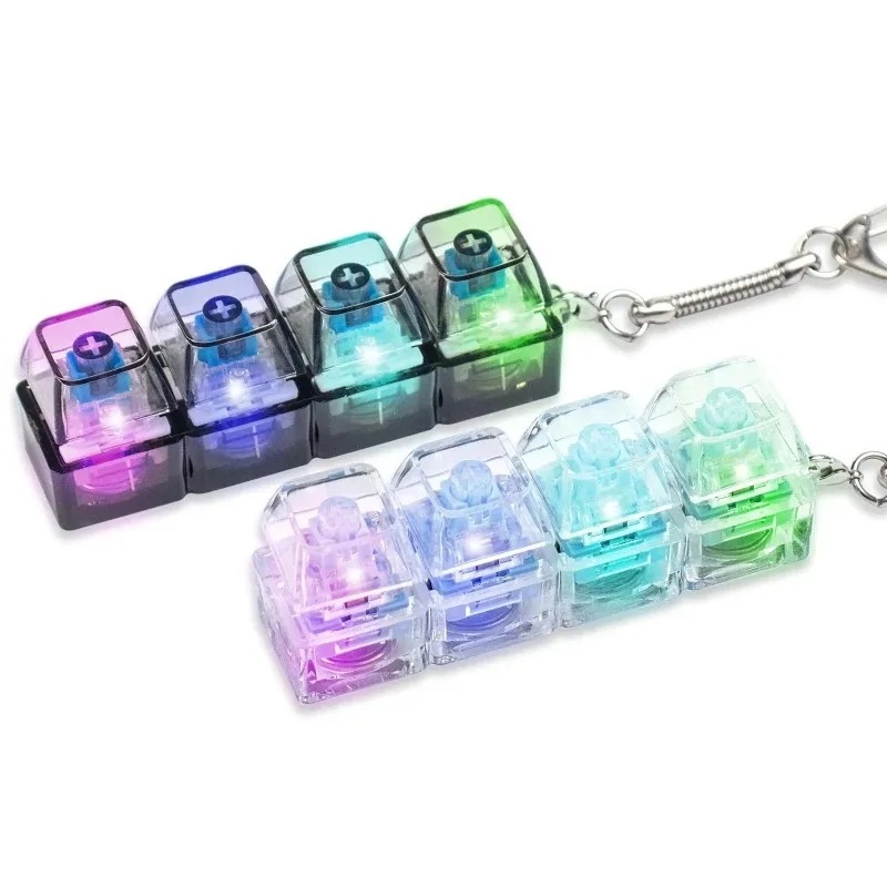 LED 키보드 키체인 피젯 토이 크리스탈 클리커 감각  - Electronics Gadgets For Kids 리뷰 및 가격