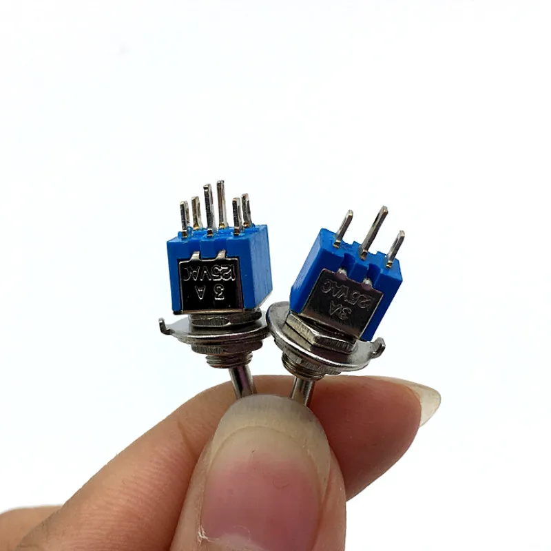 2Pcs ON OFF ON 스위치 소형 토글 스위치 단 - Electronics And Gadgets With A 리뷰 및 가격