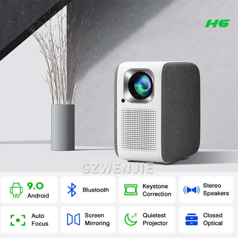 H6 미니 프로젝터 LED 1080P 풀 HD 휴대용  - Mini Projector Portable 리뷰 및 가격