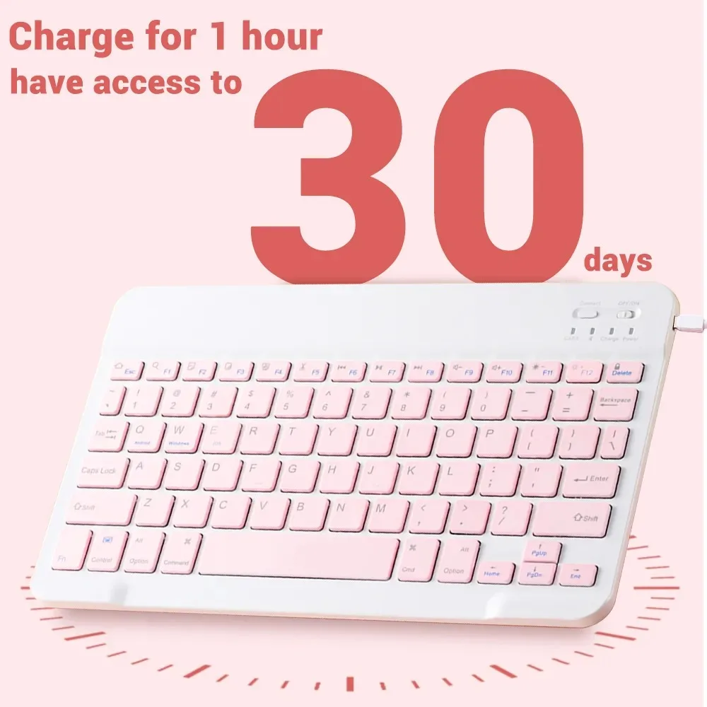 히브리어 블루투스 키보드 10인치 아이패드 에어 프로  - Wireless Keyboard Mini 리뷰 및 가격